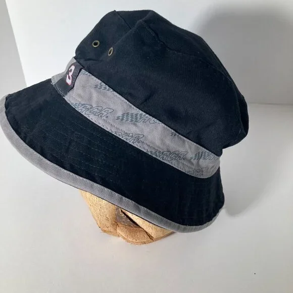 Mens Chase Authentics RCR Nascar Bucket Hat #3‎ Black Gray Cotton OSFM - Picture 2 of 8